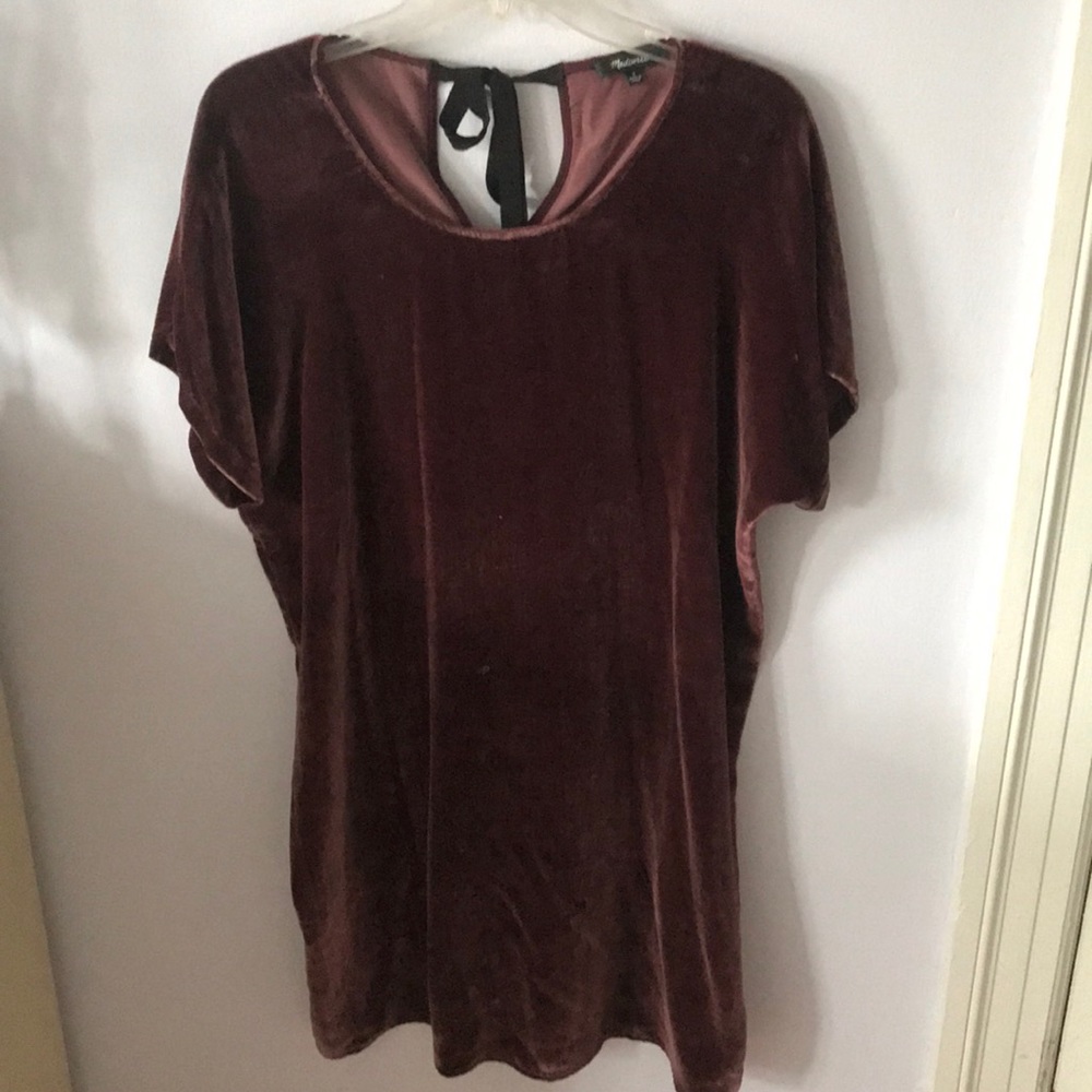 Madewell velvet dress